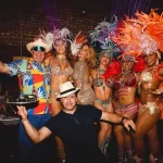 Brazilian dancers with Christine Portella Show. San Diego Brazil Carnaval