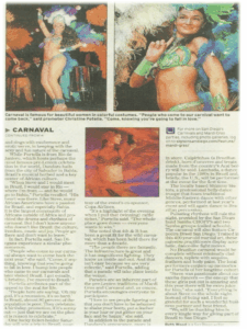 Christine Portella from San Diego - Brazil Carnival Show