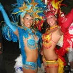 Brazilian Carnival come alive in this spectacular show! Our musicians, passistas, and feathered dancers